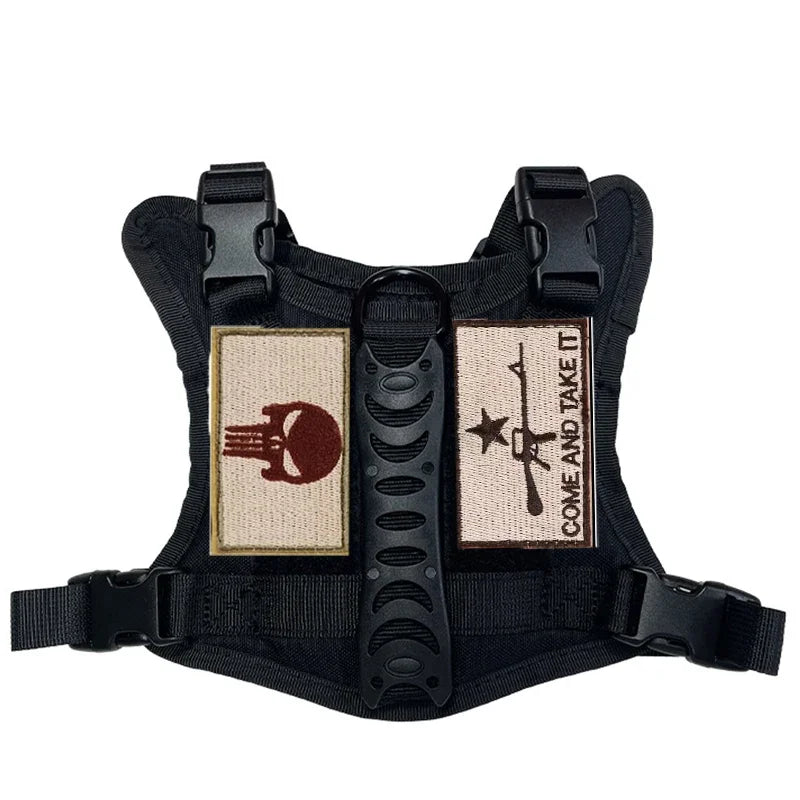 03-Gilet Tattico Regolabile per Cani Piccoli – Outdoor & Allenamento