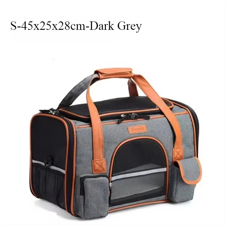 Trasportini Crossbody Dog Bag Pet Backpack Crossbody Bag Solid Color Multipurpose Shoulder Bag Pet Carrier For Cats Dogs Stuff Dog Carrier