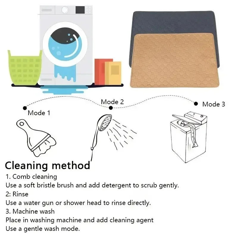 Reusable Dog Pee Pad Blanket Dog Urine Pads Absorbent Diaper Puppy Training Pad Pets Bed for Pet Car Seat Cover Pet Supplies