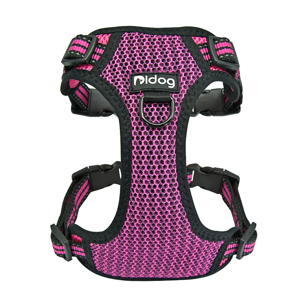 03-Pettorina Regolabile Riflettente per Cani – Comoda Sicura Disponibile in Vari Colori