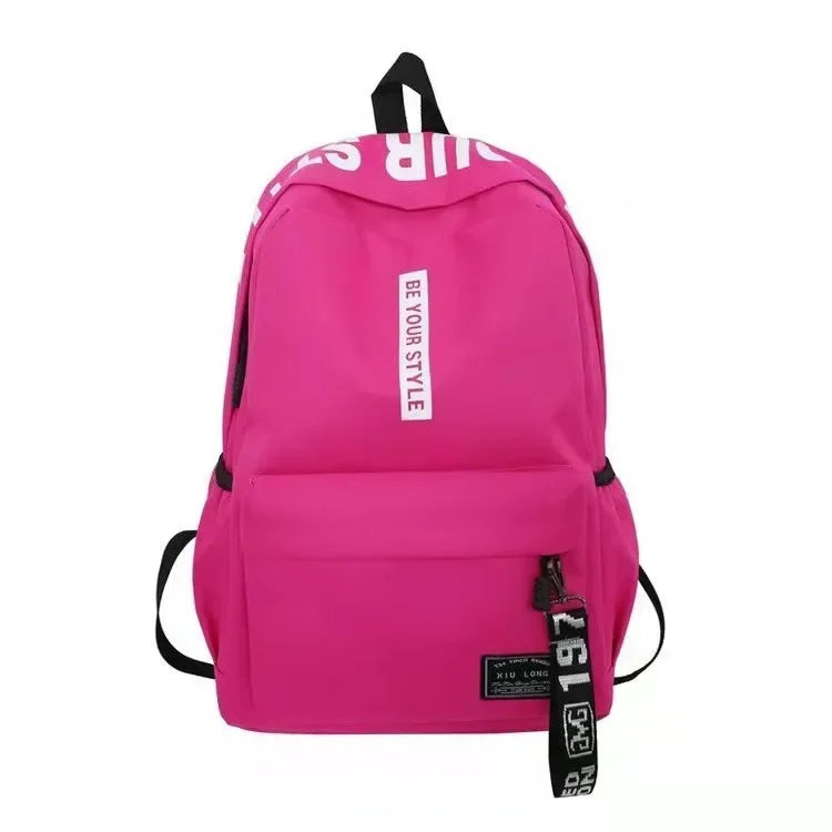 01-Zaino scuola unisex β capiente, leggero e alla moda π