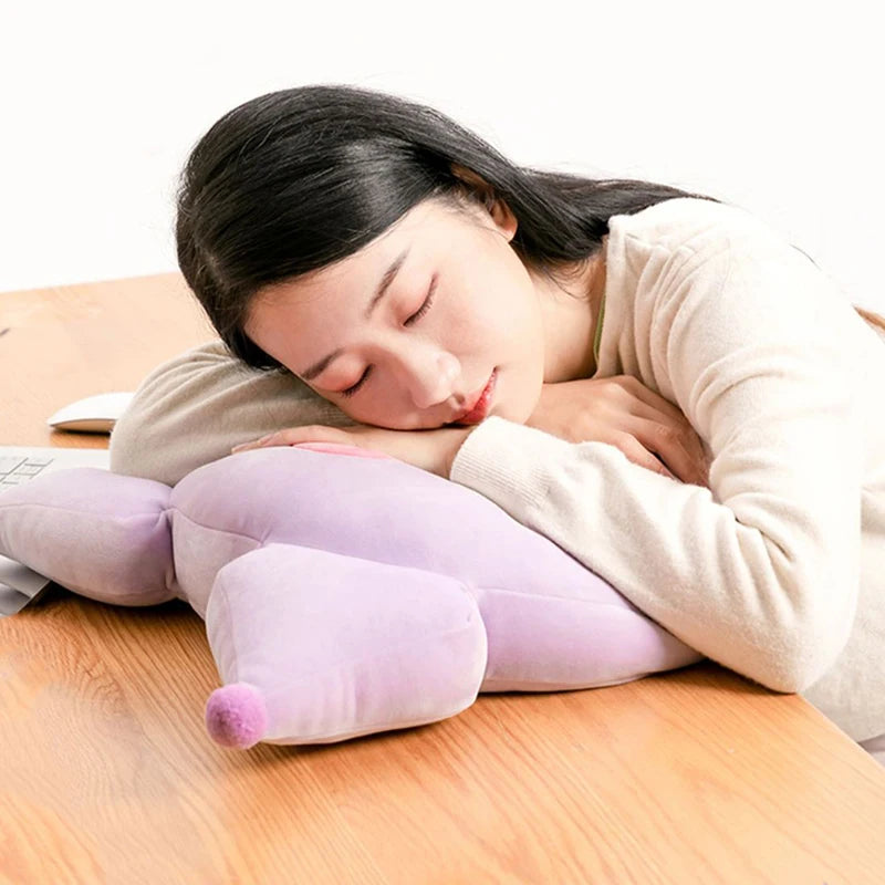 Sanrio Pillow Cushion Cartoon Kuromi Cinnamoroll Plush Stuffed Toys Sofa Seat Cushion Home Decor Office Nap Pillow Girl Gifts