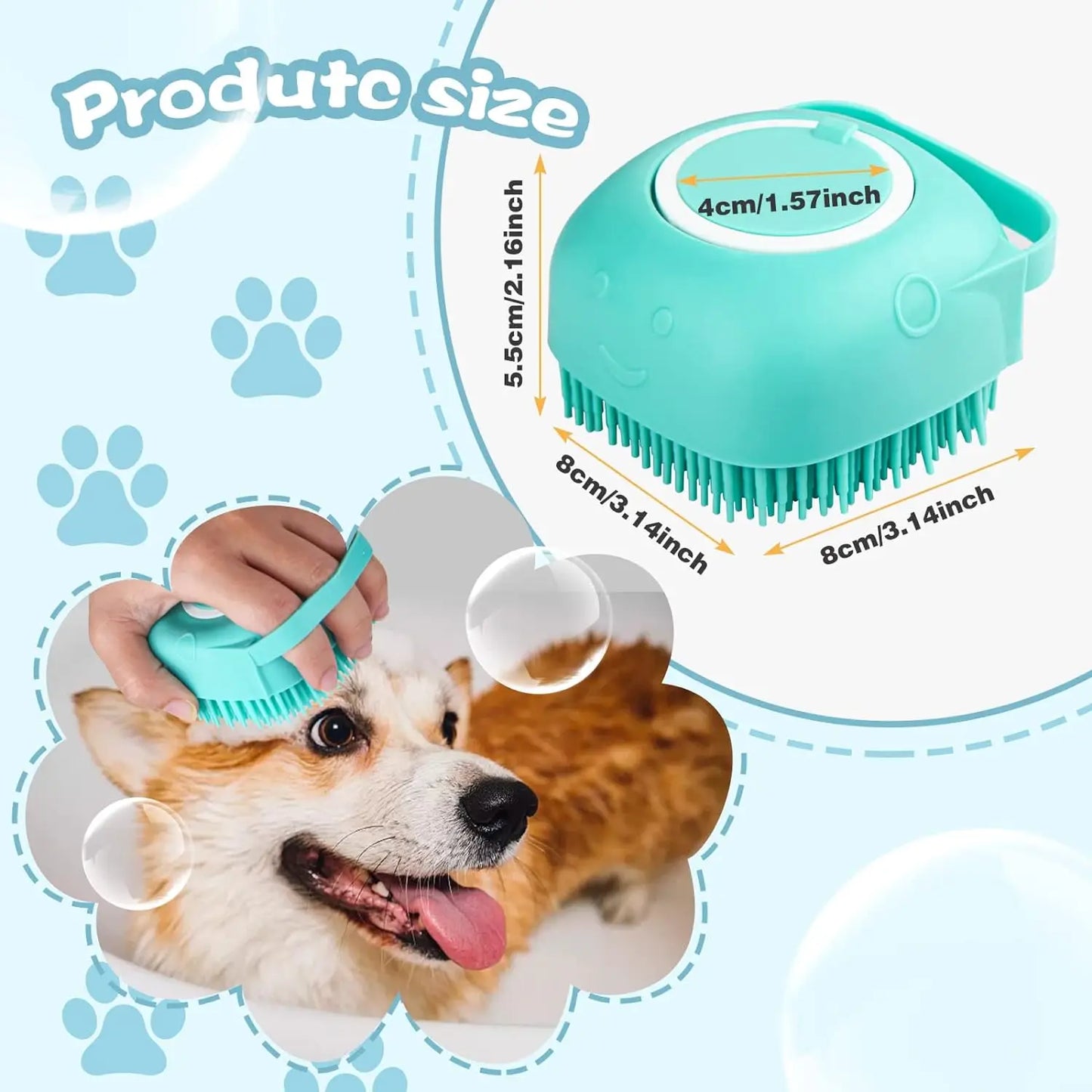 Pet cleaning supplies accessories cat and dog shower brushes pet nail clippers files cat and dog finger toothbrushes