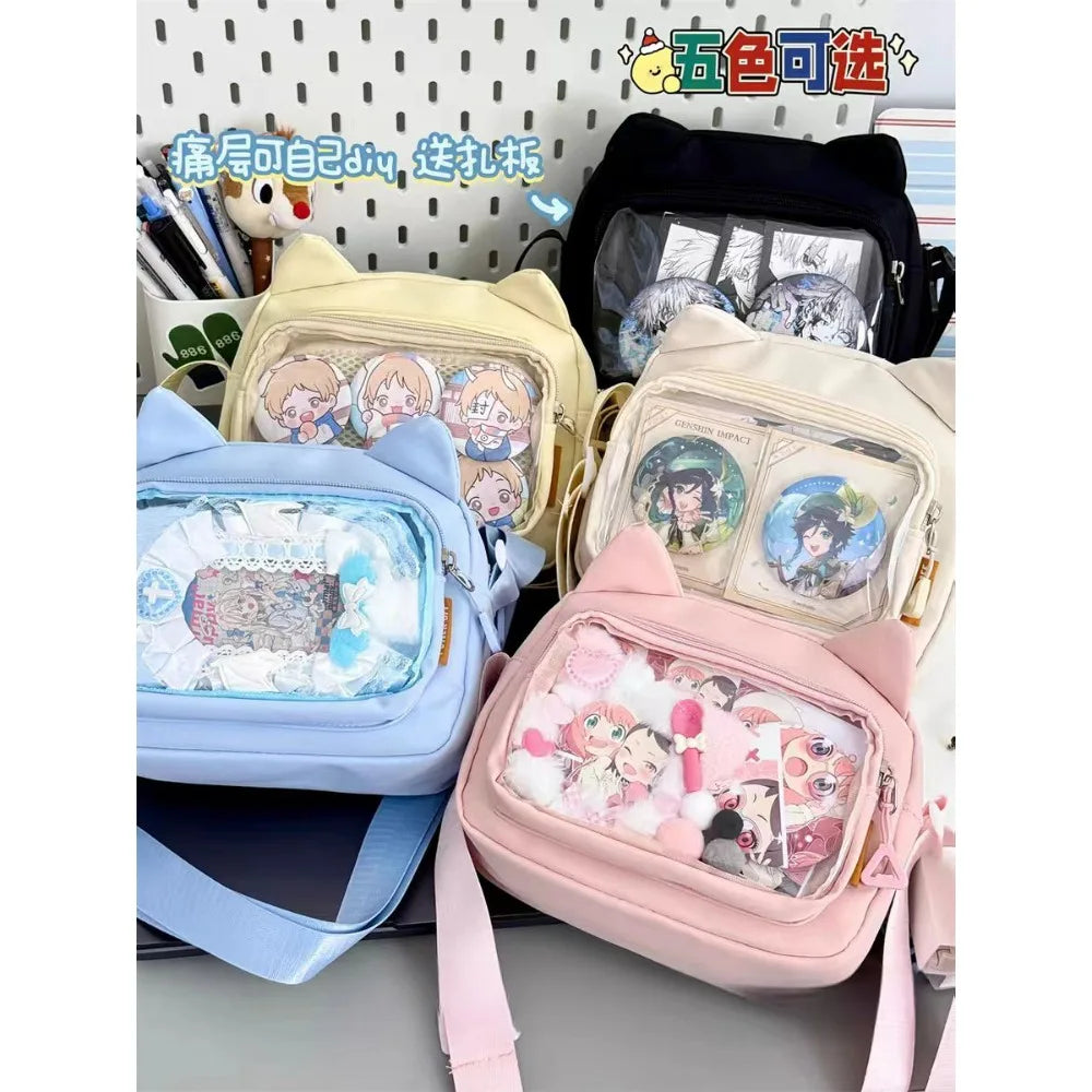 001-Borsa trasparente - cartoni animati