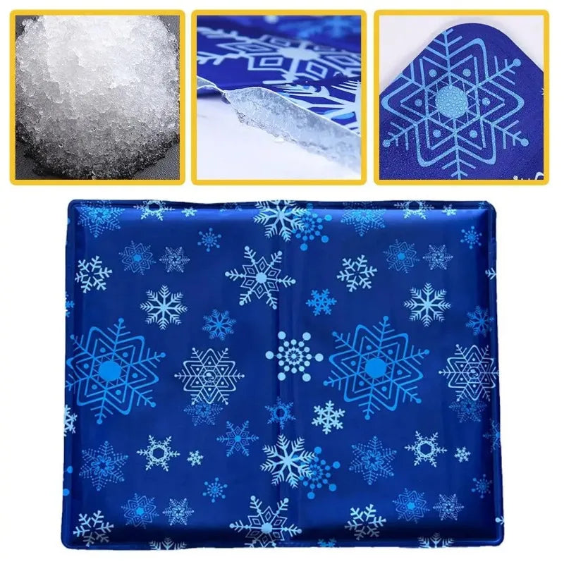 Pet Dog Cooling Mat Ice Pad Teddy Mattress Pet Cool Pet Ice Cool M Cooling Pad Keep S Mat Dog Cat Pet Summer L Gel Mat Bed M4N9