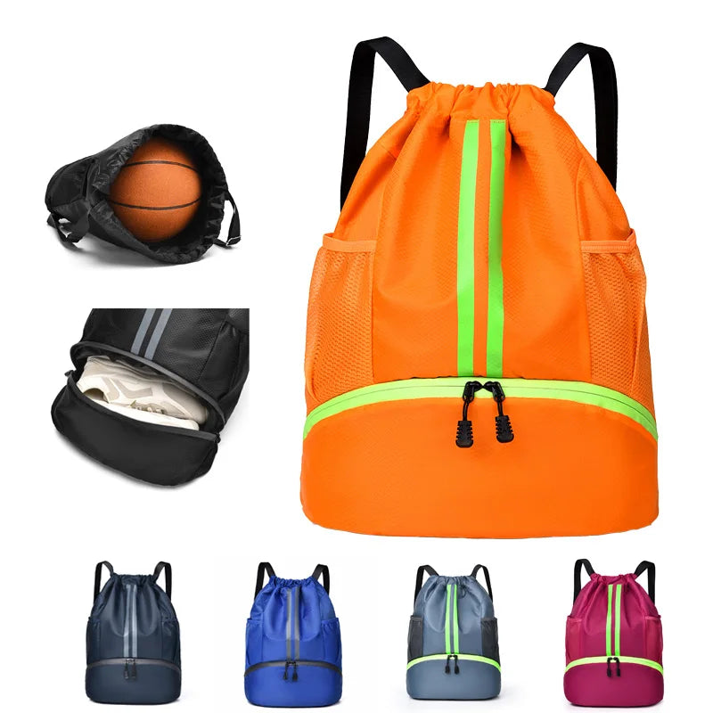 01-Zaino Palestra Unisex Impermeabile β Scomparto Bagnato/Asciutto