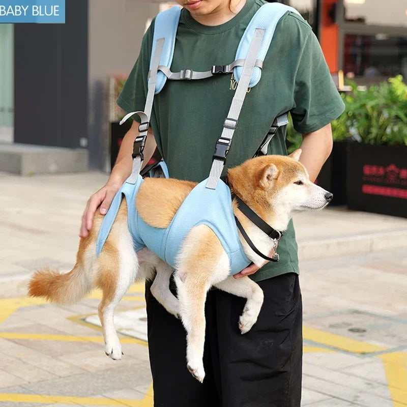 Trasportini Pet Supplies Dog Duffel Bag Adjustable Long and Short Dog Backpack Summer Mesh Breathable Cat Out Travelling Bag