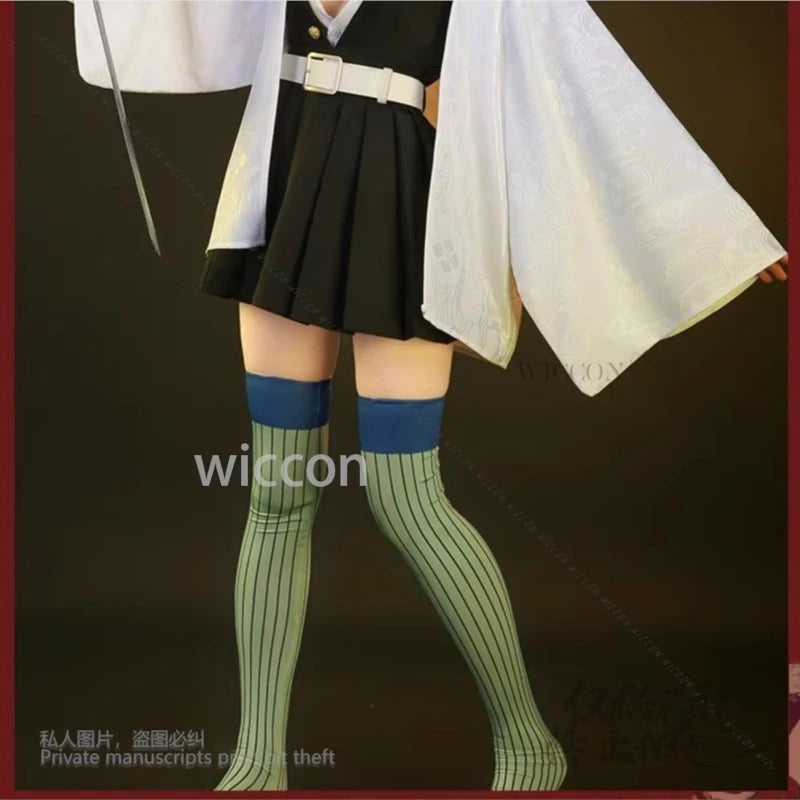 90-Costume Cosplay Kanroji Mitsuri Demon Slayer
