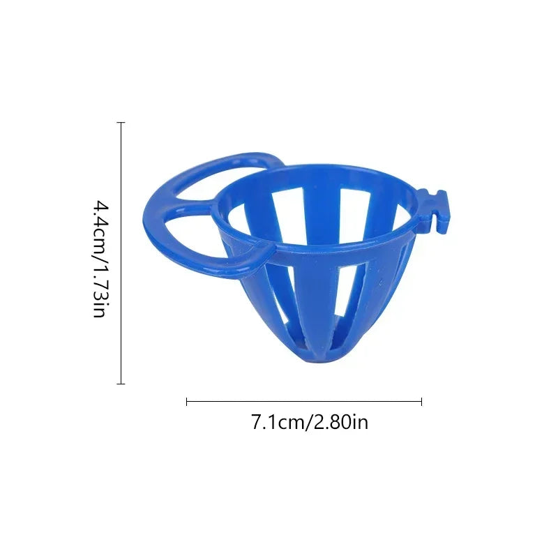 1pcs Bird Parrot Feeder Cage Fruit Vegetable Holder Cage Accessories Hanging Basket Container Toys Pet Budgie Cage Supplies