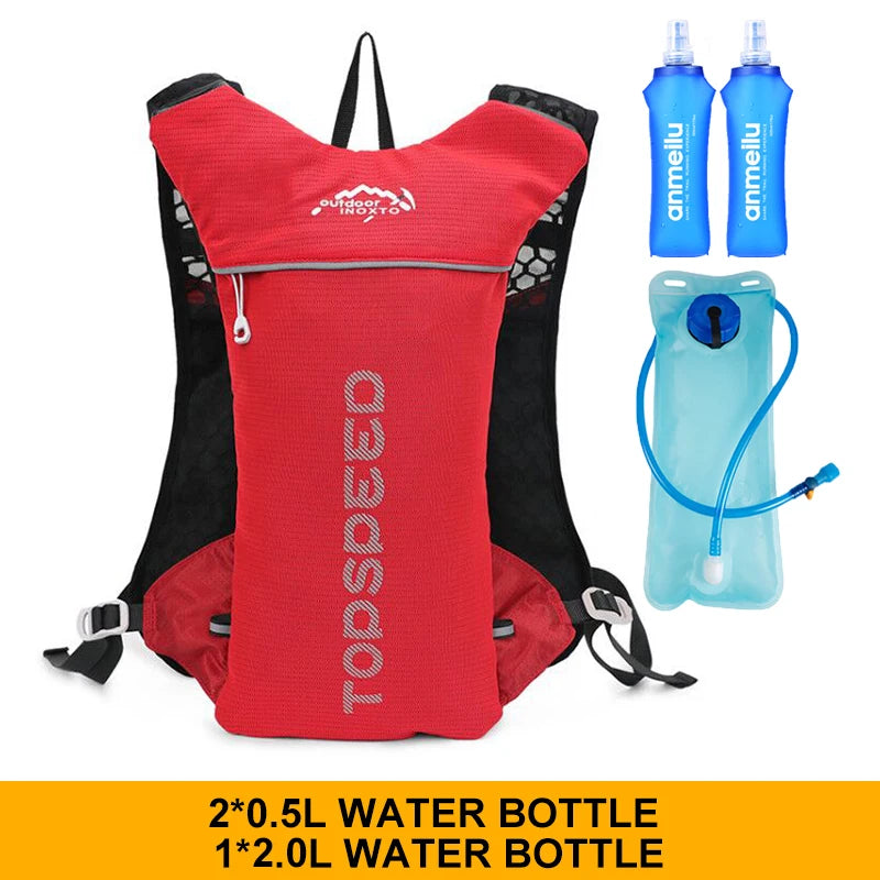 01-Zaino Trail Running 5L ultraleggero con sacca idrica 2L