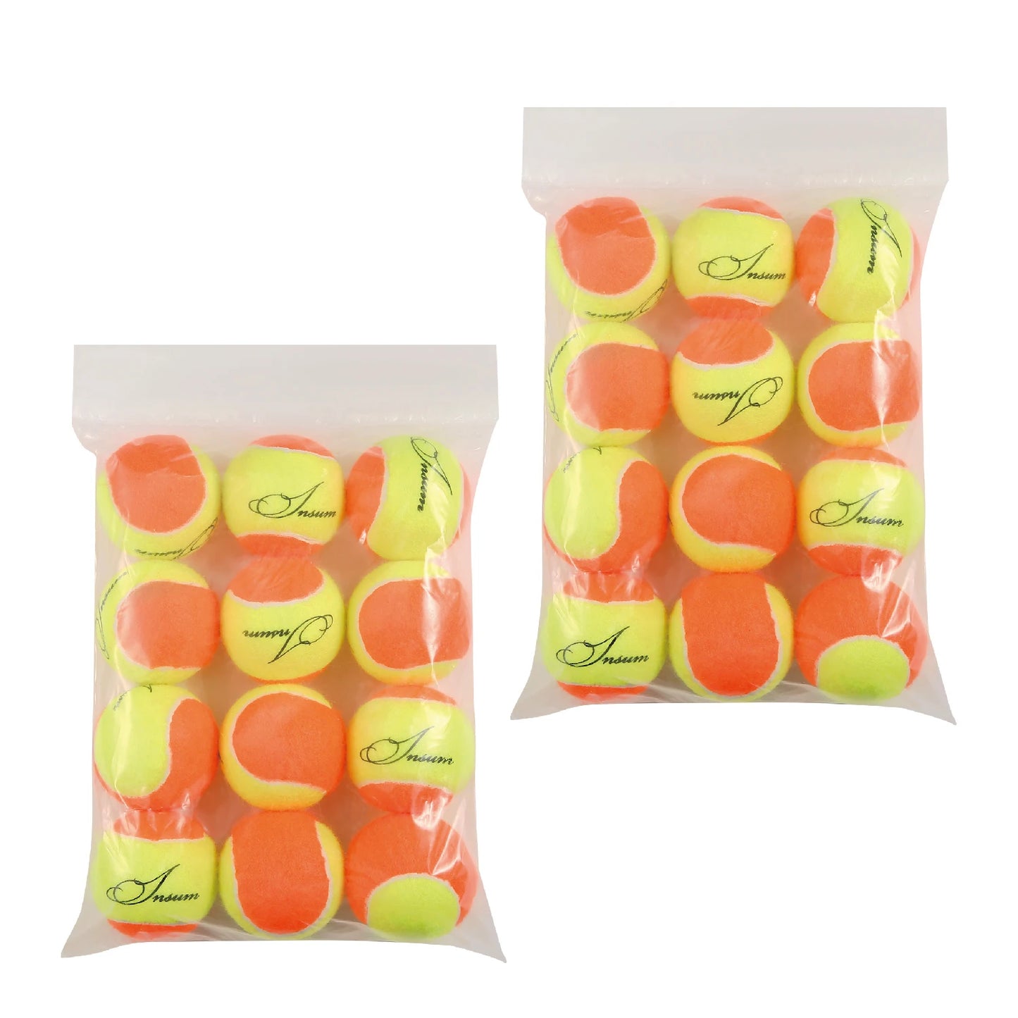 12pcs palline Beginners Teens Tennis Balls Practice Ball Pet Dog Playing Balls Training Sports Competition Low Compression Tennis Balls