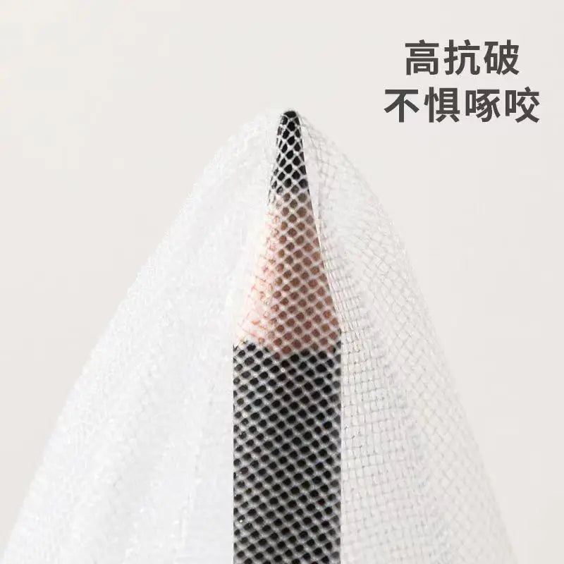 Mesh Bird Cage Cover Shell Skirt Net Easy Cleaning Catcher Guard Bird Cage Stretchy Mesh Parrot Bird Cage Net Jaula Para Pajaros