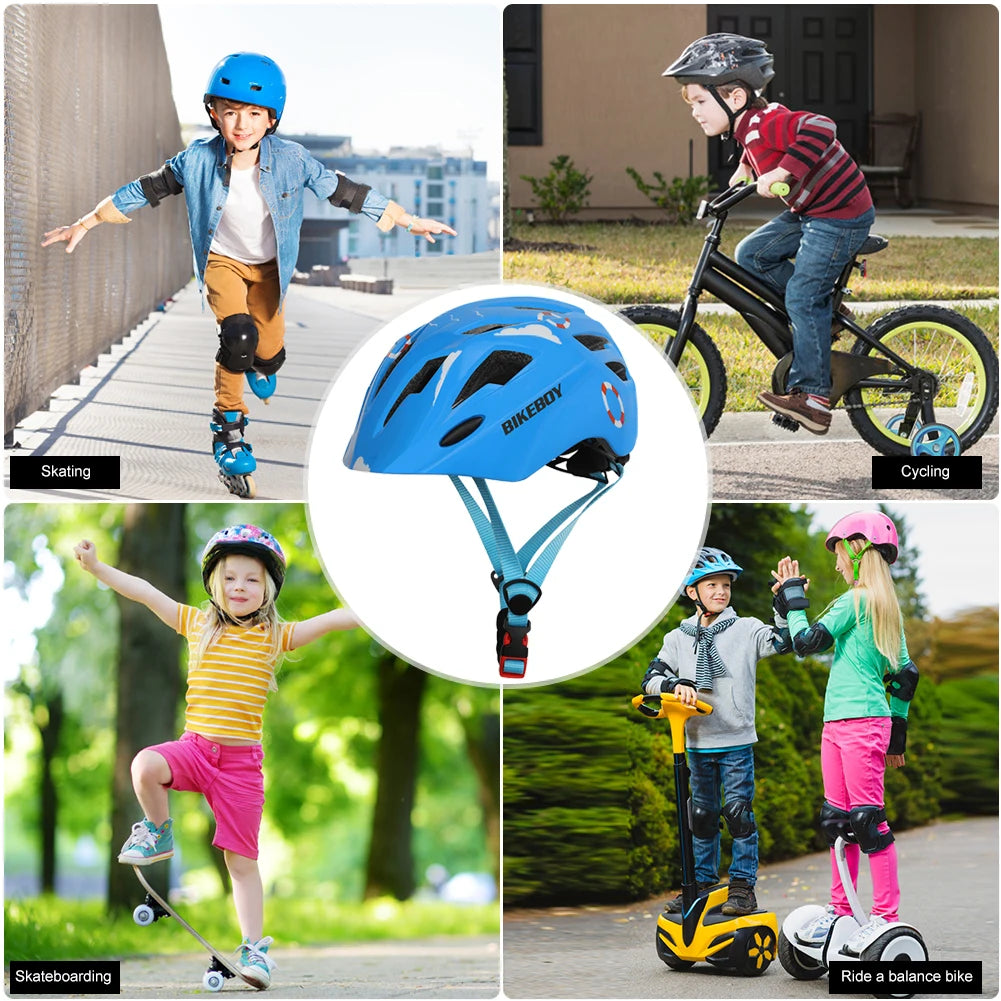 001-Casco ideale per giovani rider e skater in erba con luce LED
