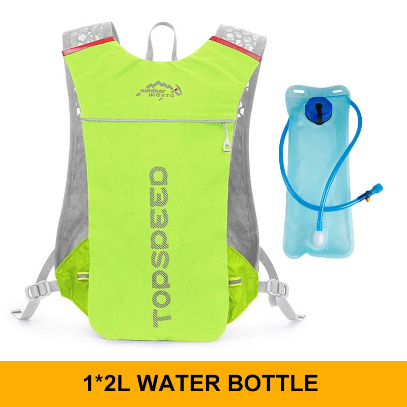 01-Zaino Trail Running 5L ultraleggero con sacca idrica 2L