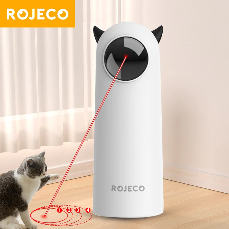 04- Giocattolo Laser Automatico per Gatti – LED Interattivo