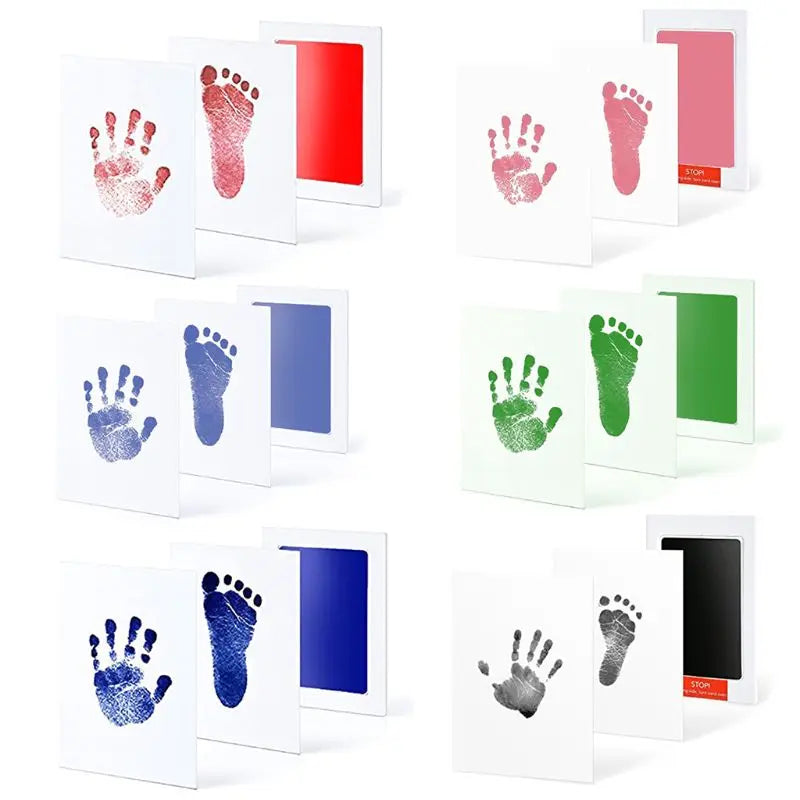 1PC Pet Dog Cat Baby Handprint Footprint Contactless Stamp Pad 100% Non-toxic and Mess-free Ink Pads Kits for DIY Photo Prints