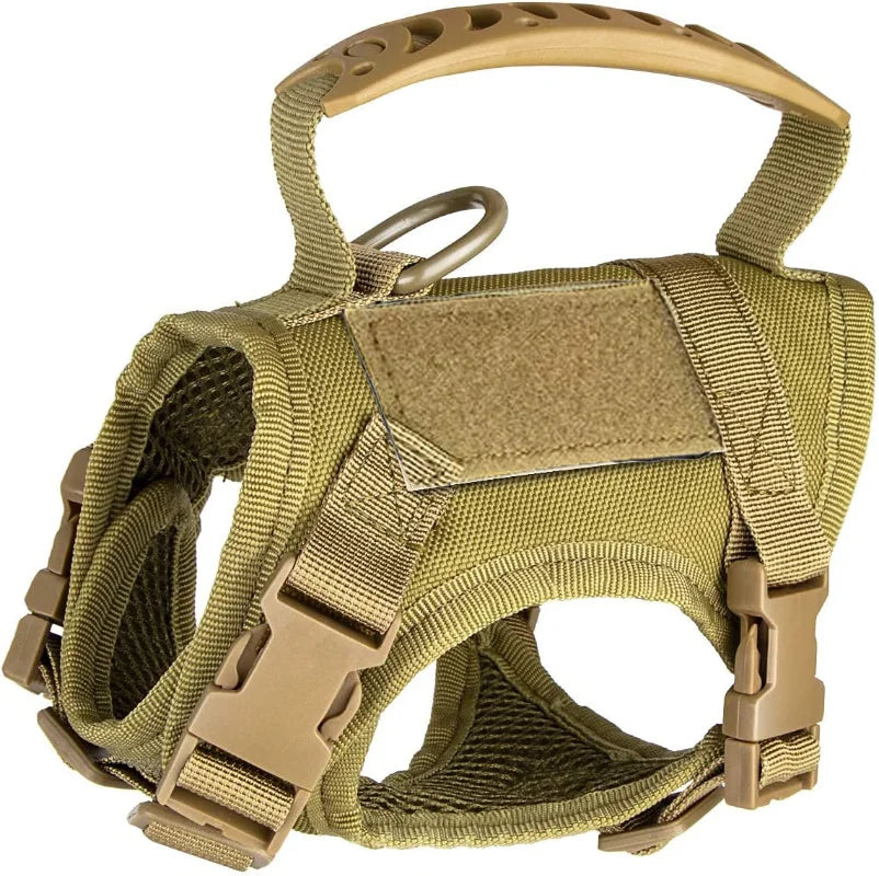 Tactical Harness Vest Dog Harness Leash Set for Small Dogs Training Easy Control Vest Pet Chest Strap Accessories for Puppy Cat