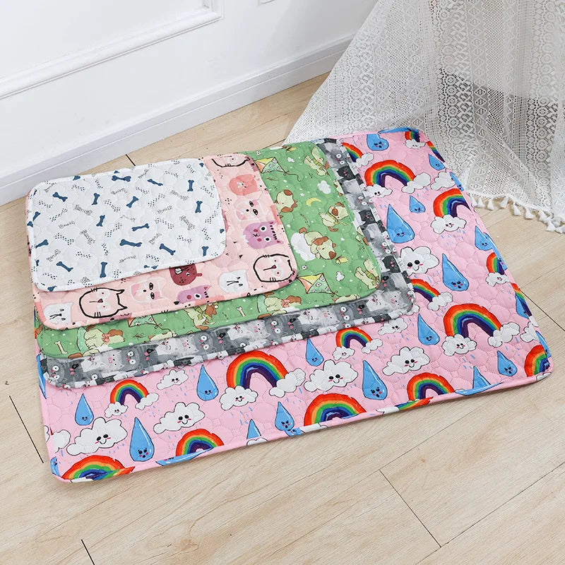 Tappetini Washable Pet Pee Pad Pet Diaper Mat Reusable Mats for Dogs Dog Bed Urine Washable Dog Training Pad Four Seasons Pet Mat Urine