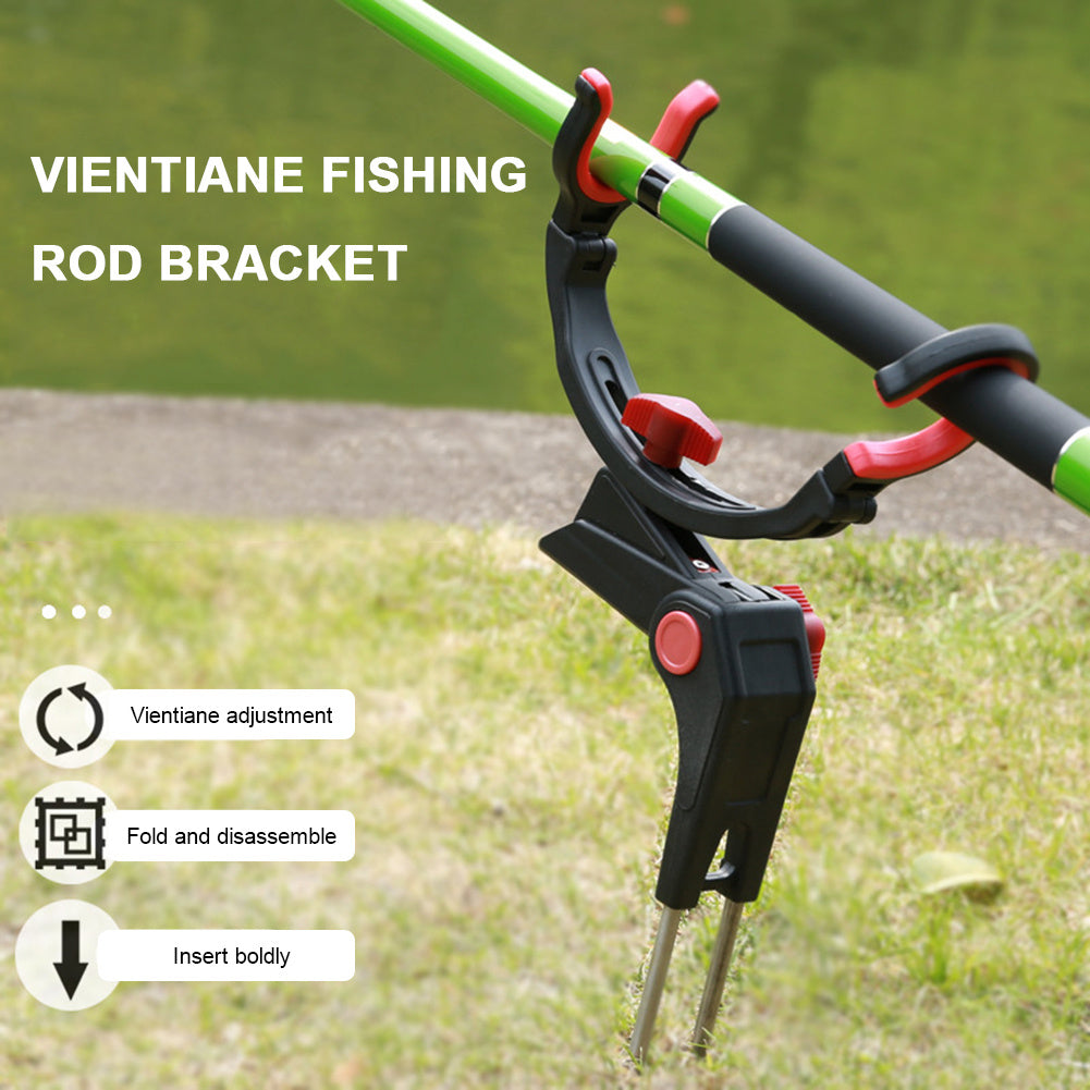 26-Supporto universale per canne da pesca regolabile a 360 gradi.