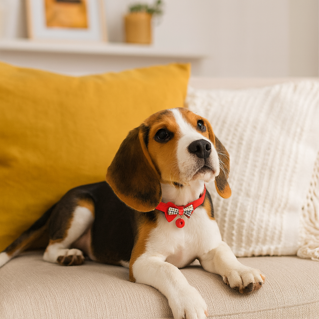 05-π Collare Fiocco Deluxe per cuccioli adorabili e gatti eleganti