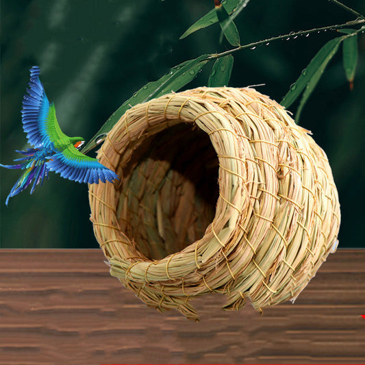 27-Straw Warm Bird Nest nido per uccelli