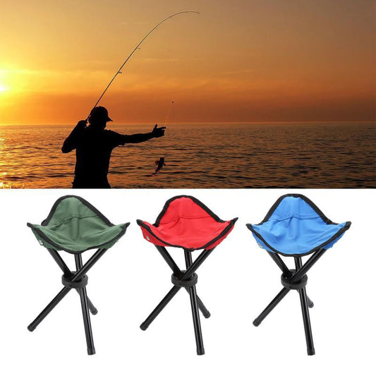 001-Sedia da Pesca Pieghevole Portatile Campeggio e Attività Outdoor