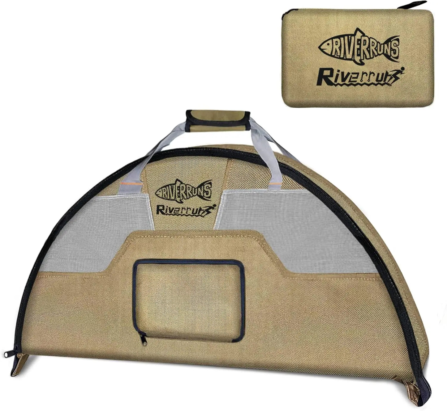 Tenda Fishing Hunting Wader Bag with Vented Mesh Large Capacity Portable Foldable Waders Boots Bag Fly Fishing Backpack for Fishing