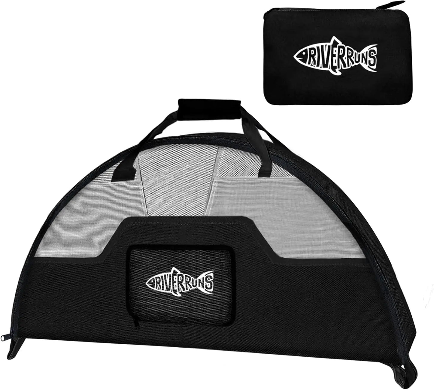 Tenda Fishing Hunting Wader Bag with Vented Mesh Large Capacity Portable Foldable Waders Boots Bag Fly Fishing Backpack for Fishing