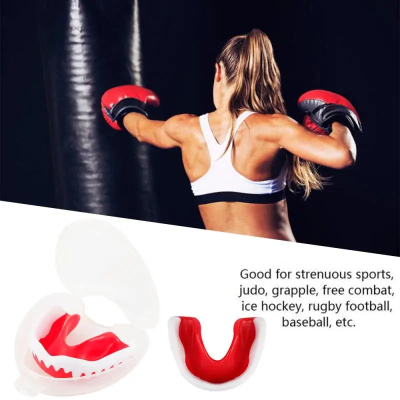 Soft EVA Adult Mouth Guard Silicone Teeth Protector Mouthguard for Boxing Sport Football Basketball Hockey Karate Muay Thai