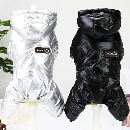 Vestiti Pet Dog Clothing Winter Warm Clothes For Small Dogs Puppy Coat Thicken Clothes Waterproof Dogs Jacket Clothing Cotton mascotas