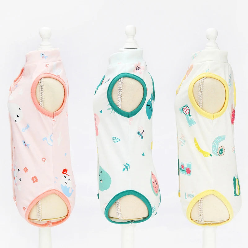 Vestiti Pet Cat Clothes Dress Cat Retrieve After Surgery Clothing Pet Wound Anti-mite Sterilization Pet Supplies Surgical Recovery Suits