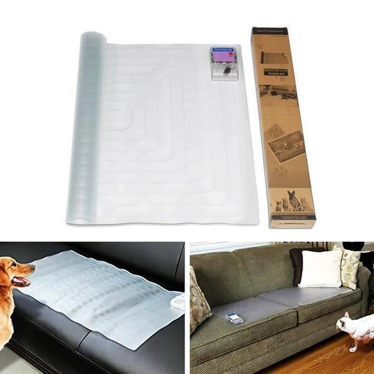 Tappetini 3 Sizes Pet Dog Training Mat Electric  Mat Indoor Shock Scat Keep-Away Mat For Dog Puppy Cats Trainning Pet Supplies