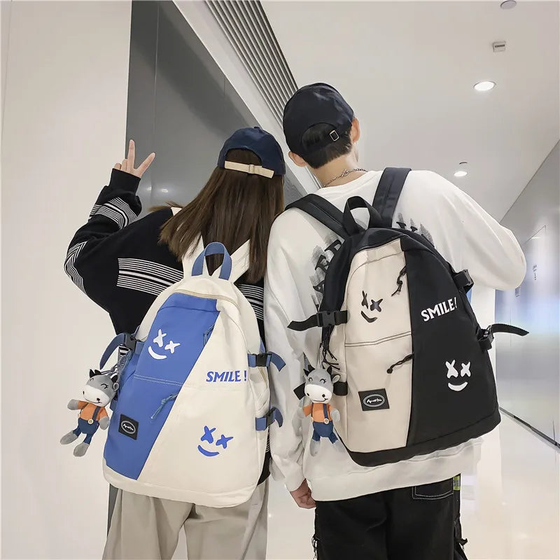 01-Zaino grande invernale moda viaggio scuola laptop unisex