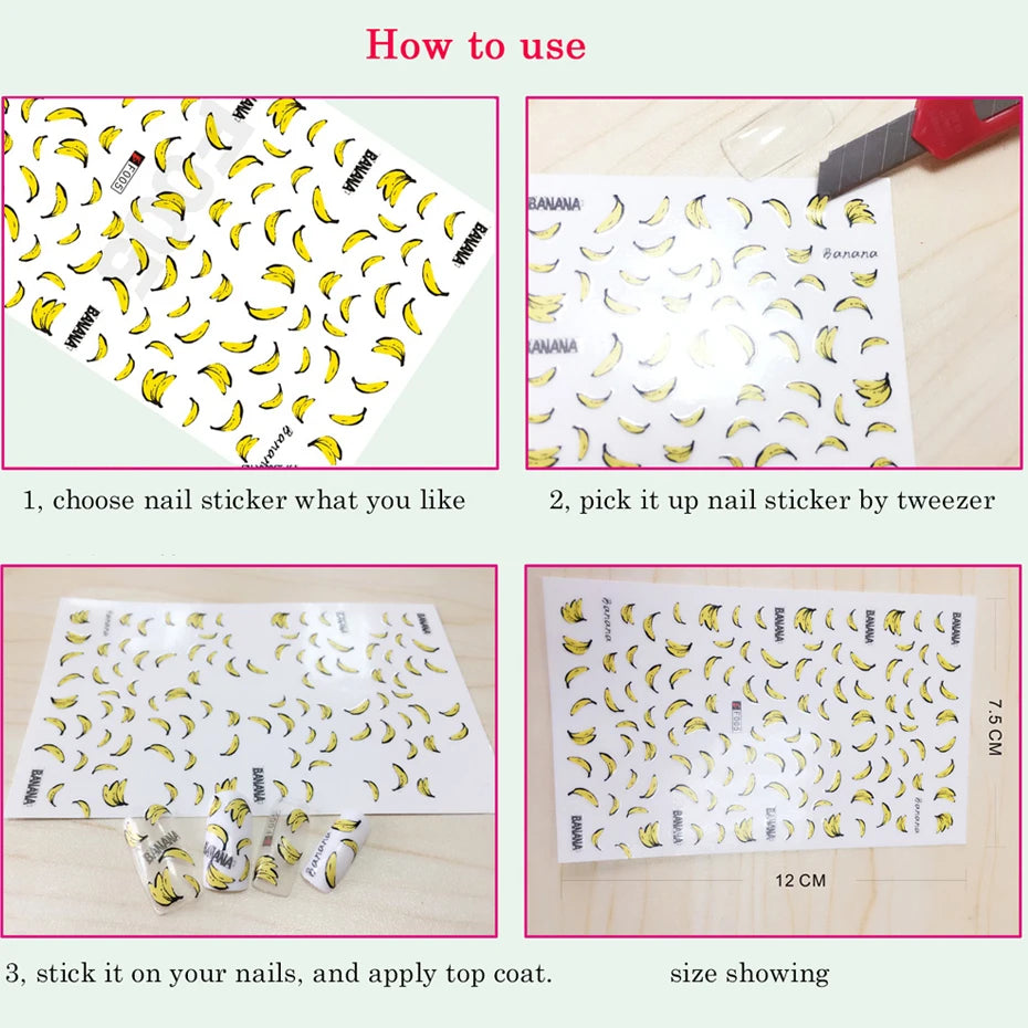 Winter Christmas Nail Sticker Snowflake Magpie Bird 3D Slider Leaf Halloween New Year Design Decoration Manicure 2023 Trend Foil