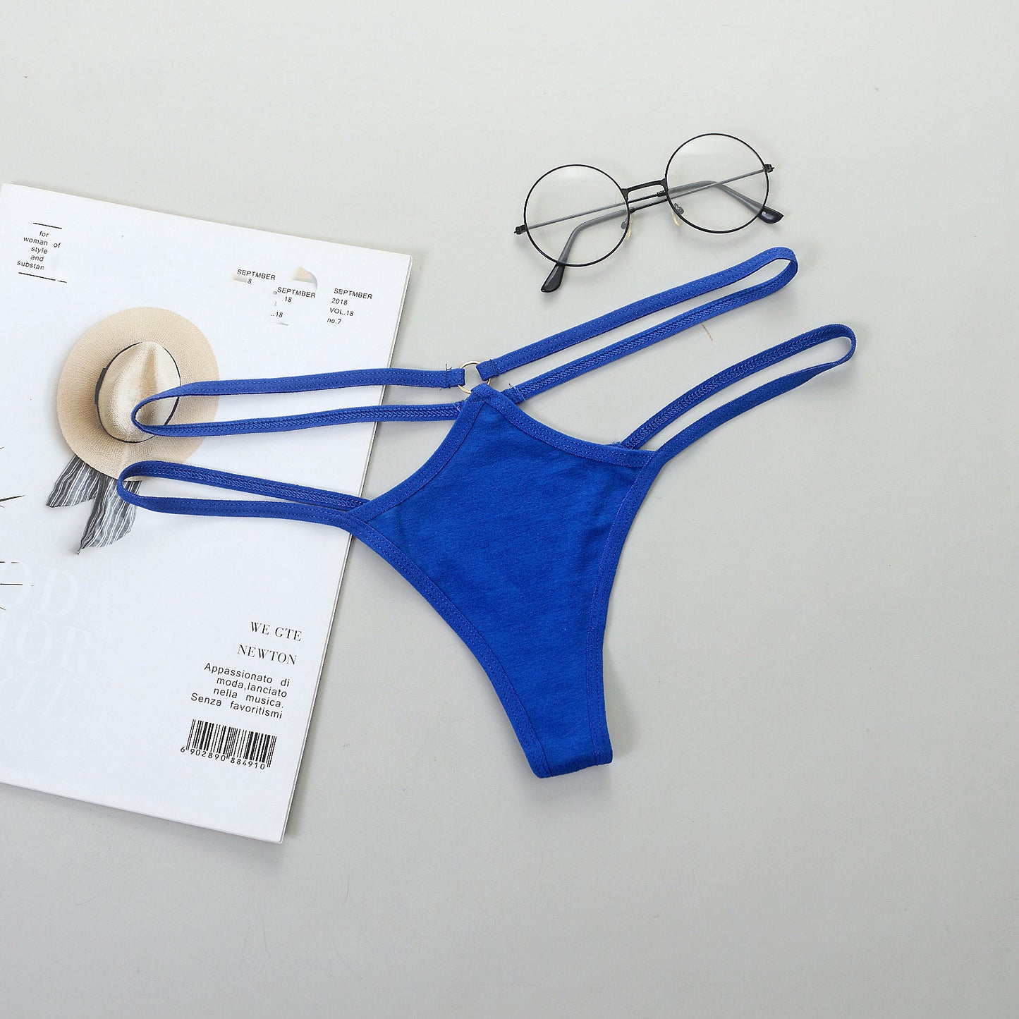 Sexy Lingerie Women Panties Bandage Briefs Female T back Thong Underwear Soft Comfortable Briefs Hollow Out Solid Panties