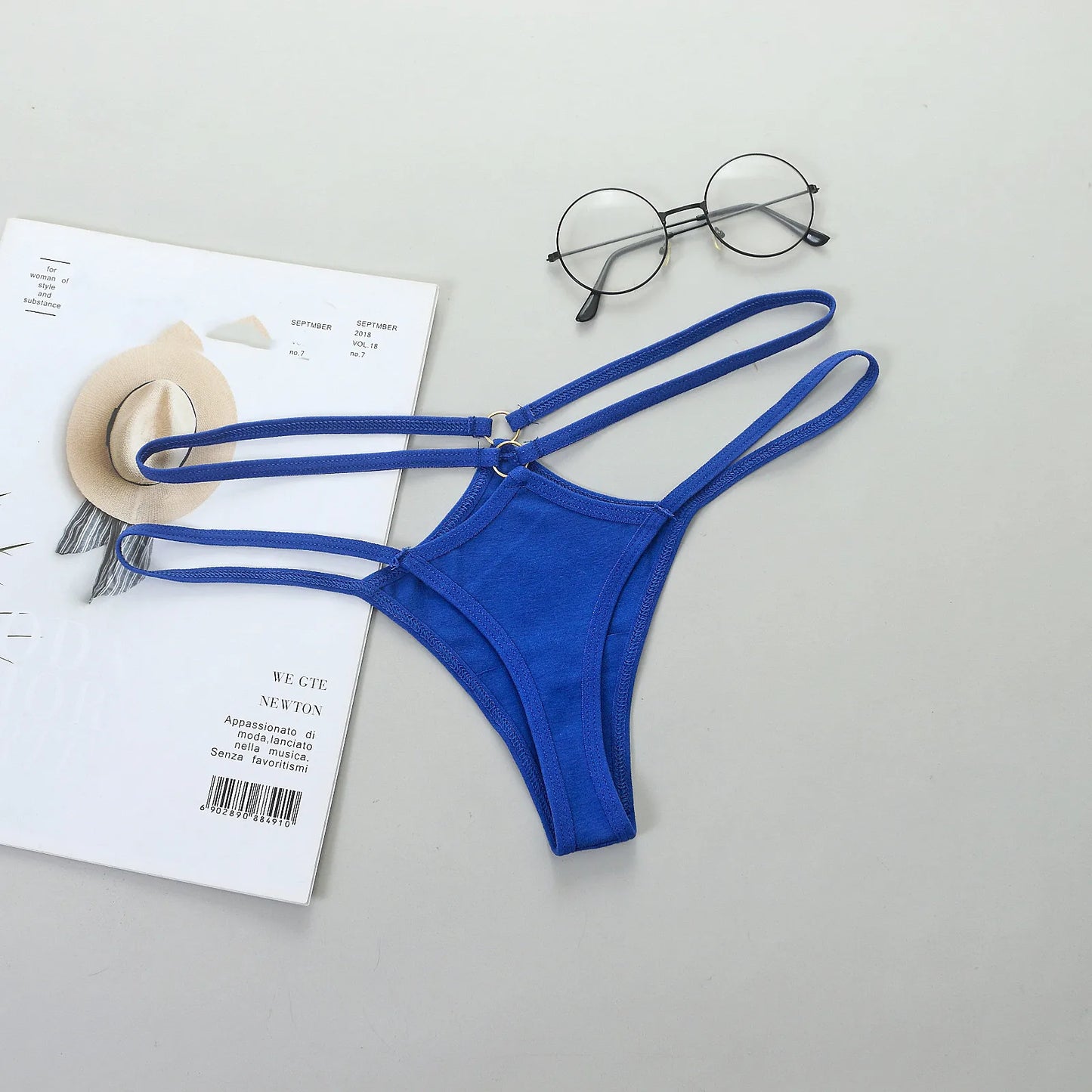 Sexy Lingerie Women Panties Bandage Briefs Female T back Thong Underwear Soft Comfortable Briefs Hollow Out Solid Panties