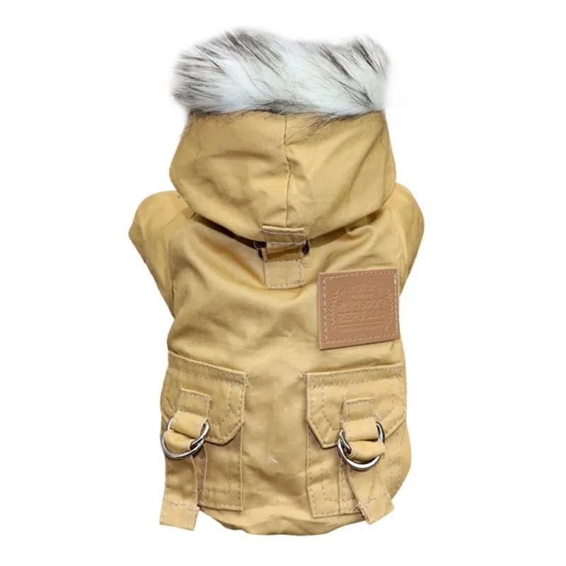 Vestiti Winter Dog Clothes Puppy Pet Dog Coat Jacket For Small Medium Dog Thicken Warm Chihuahua Yorkies Hoodie Pets Clothing