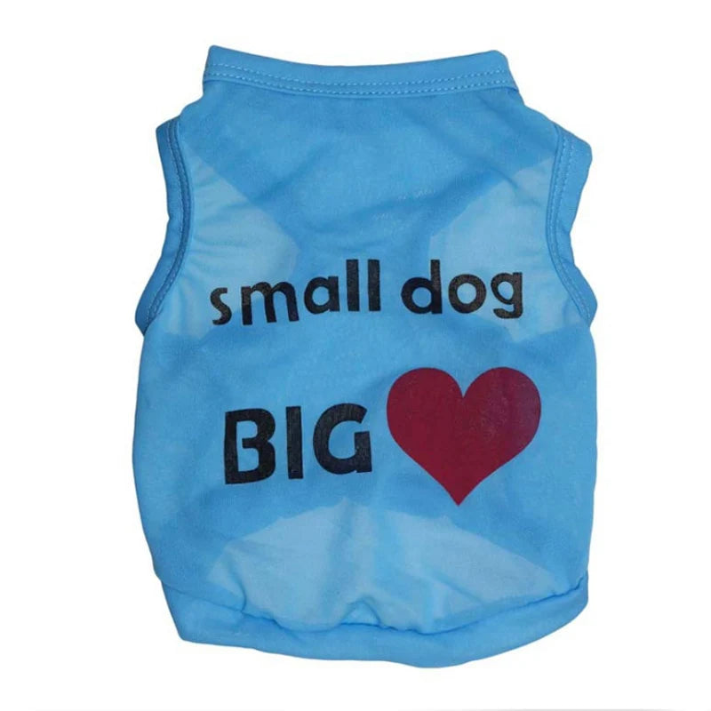 Vestiti Pet Dog Clothes For Dog Cat Vest  T Shirts Pet Costume Cotton Clothes For Small Dogs Chihuahua Cool Puppy Clothing For Kitty 40