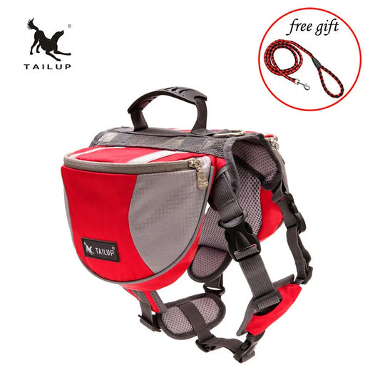 TAILUP Poliestere Pet Dog Borse Laterali Pacchetto Hound di Viaggio D'escursione di Campeggio Zaino Borsa Da Sella per le Piccole Medie Cani di Taglia Grande Regalo Libero