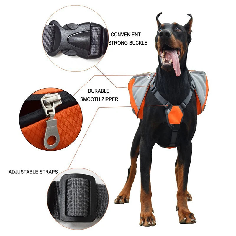 TAILUP Poliestere Pet Dog Borse Laterali Pacchetto Hound di Viaggio D'escursione di Campeggio Zaino Borsa Da Sella per le Piccole Medie Cani di Taglia Grande Regalo Libero
