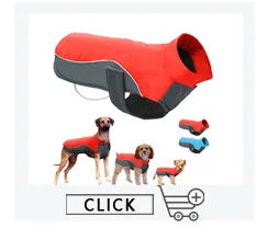 Warm Big Dog Clothes Waterproof Pet Large Dog Jacket Coat Winter Dogs Pets Clothing For French Bulldog Puppy Ropa Perro M-3XL