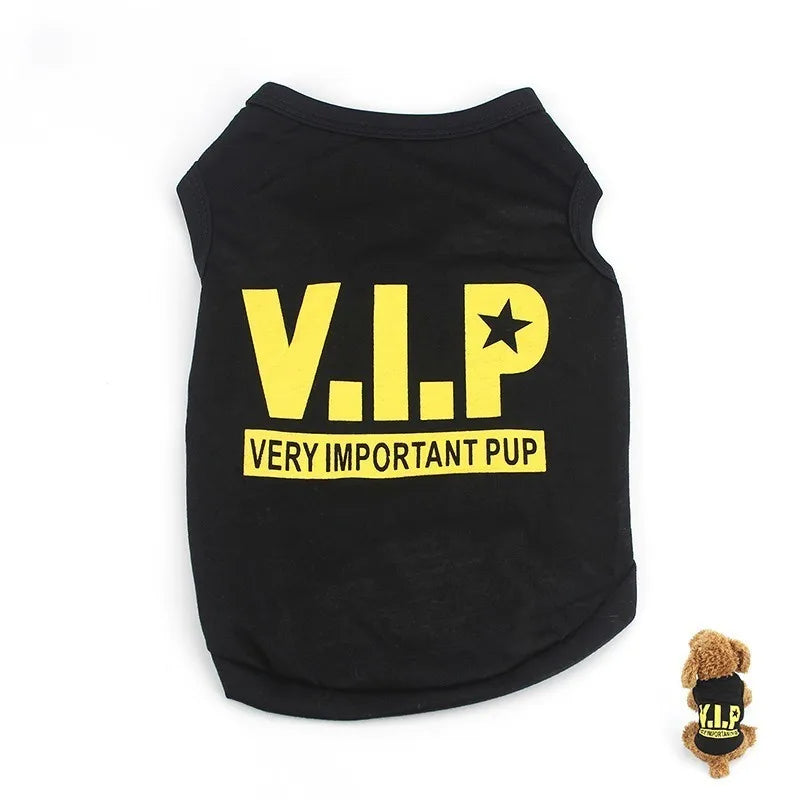 Vestiti Pet Dog Clothes For Dog Cat Vest  T Shirts Pet Costume Cotton Clothes For Small Dogs Chihuahua Cool Puppy Clothing For Kitty 40