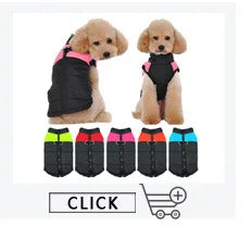 Warm Big Dog Clothes Waterproof Pet Large Dog Jacket Coat Winter Dogs Pets Clothing For French Bulldog Puppy Ropa Perro M-3XL