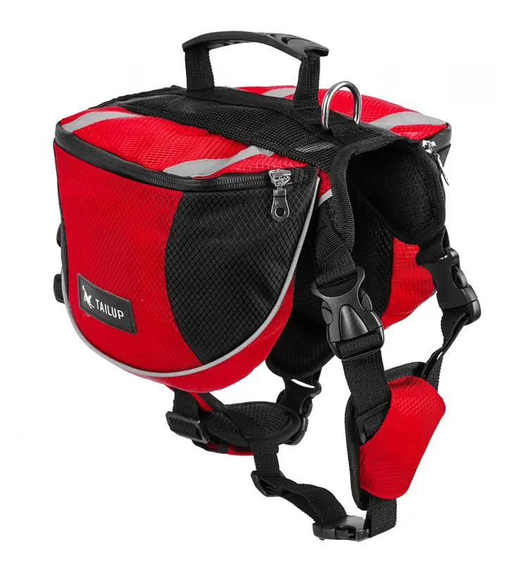 TAILUP Poliestere Pet Dog Borse Laterali Pacchetto Hound di Viaggio D'escursione di Campeggio Zaino Borsa Da Sella per le Piccole Medie Cani di Taglia Grande Regalo Libero