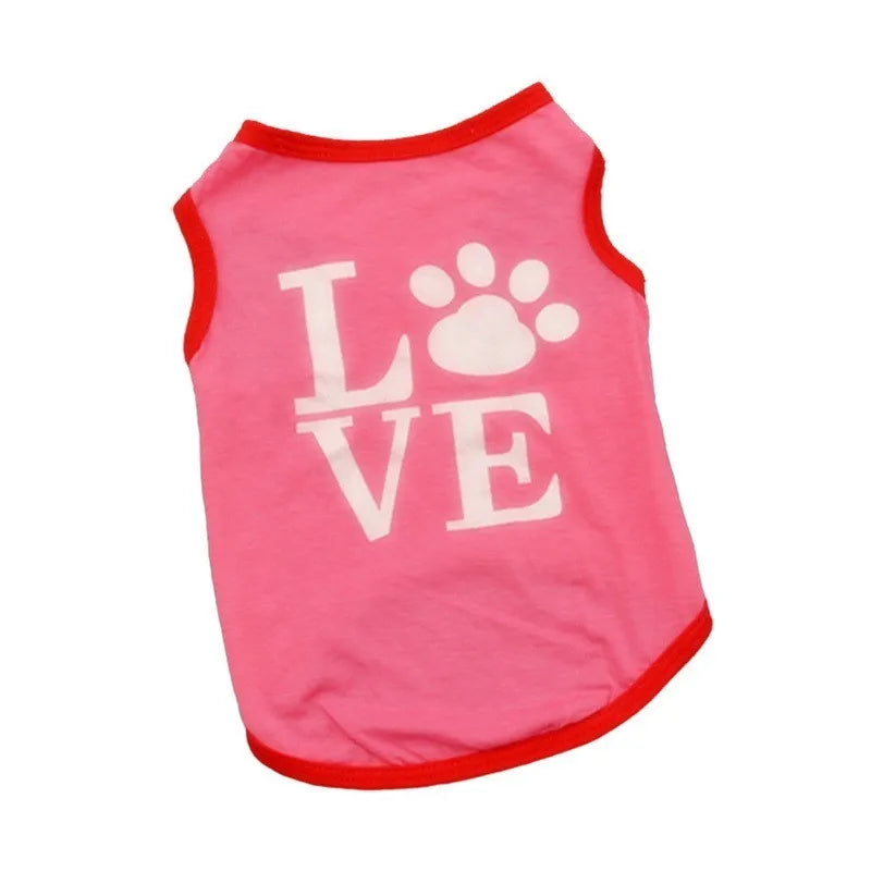 Vestiti Pet Dog Clothes For Dog Cat Vest  T Shirts Pet Costume Cotton Clothes For Small Dogs Chihuahua Cool Puppy Clothing For Kitty 40