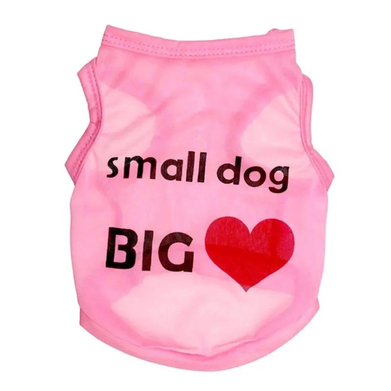 Vestiti Pet Dog Clothes For Dog Cat Vest  T Shirts Pet Costume Cotton Clothes For Small Dogs Chihuahua Cool Puppy Clothing For Kitty 40