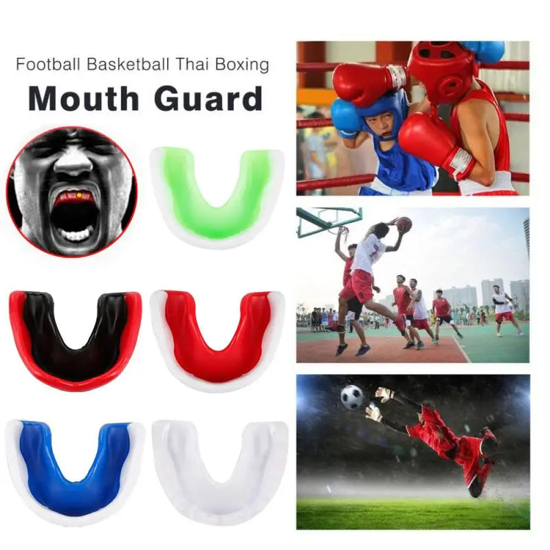 Soft EVA Adult Mouth Guard Silicone Teeth Protector Mouthguard for Boxing Sport Football Basketball Hockey Karate Muay Thai