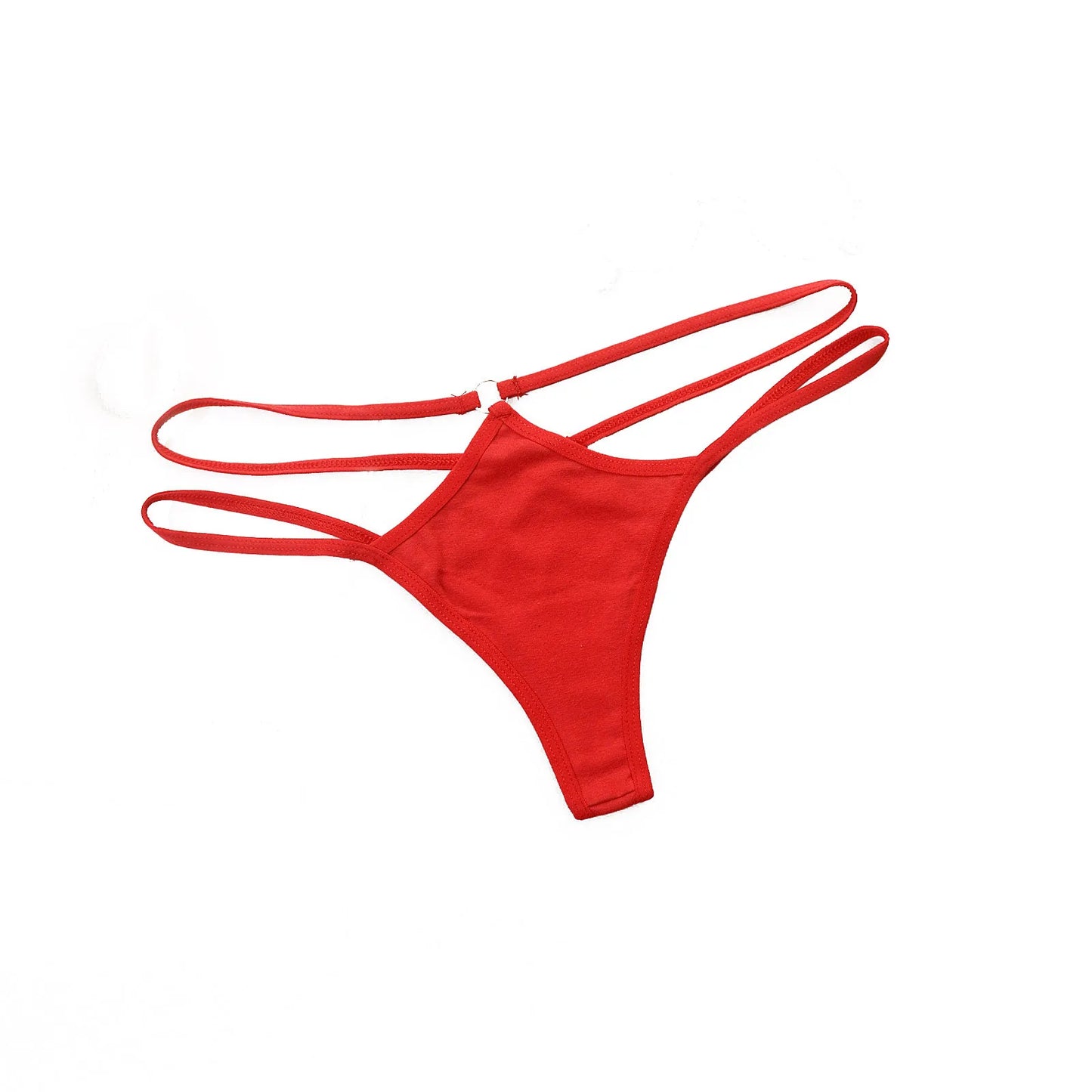 Sexy Lingerie Women Panties Bandage Briefs Female T back Thong Underwear Soft Comfortable Briefs Hollow Out Solid Panties
