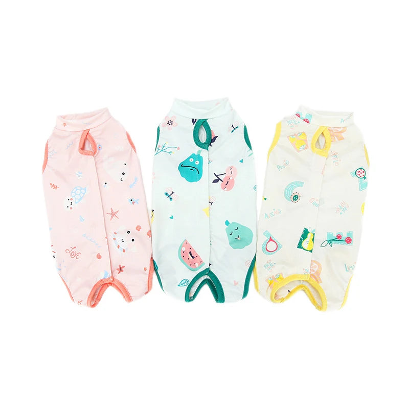 Vestiti Pet Cat Clothes Dress Cat Retrieve After Surgery Clothing Pet Wound Anti-mite Sterilization Pet Supplies Surgical Recovery Suits