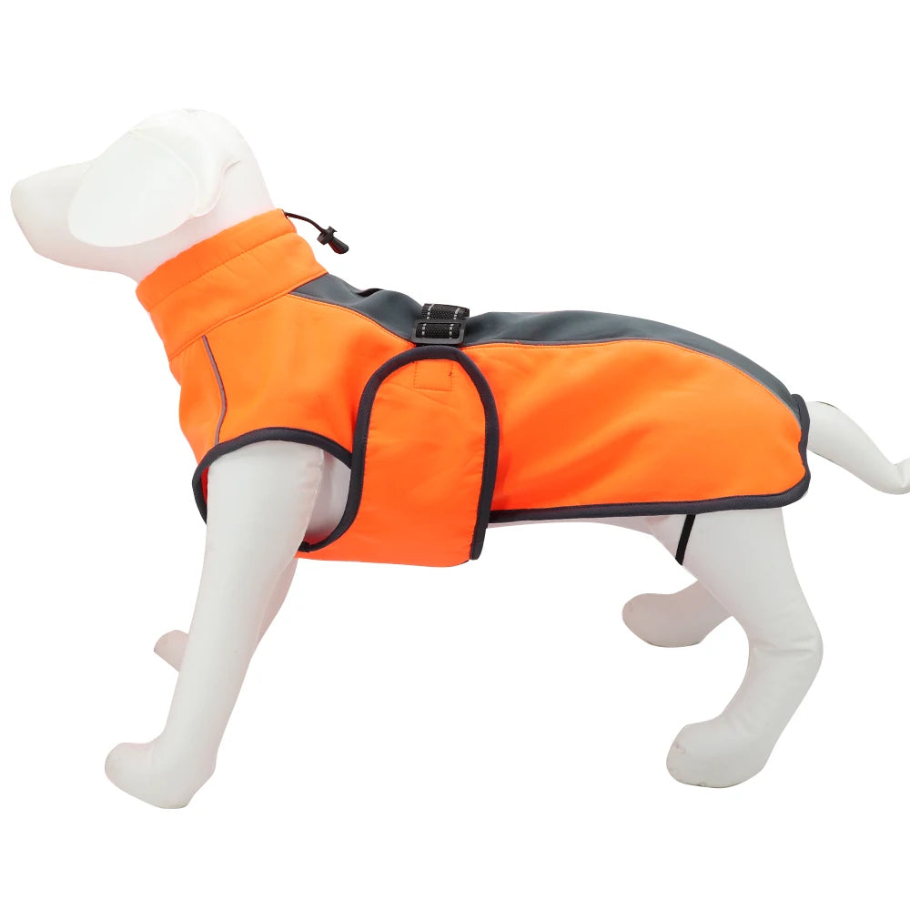 Warm Big Dog Clothes Waterproof Pet Large Dog Jacket Coat Winter Dogs Pets Clothing For French Bulldog Puppy Ropa Perro M-3XL